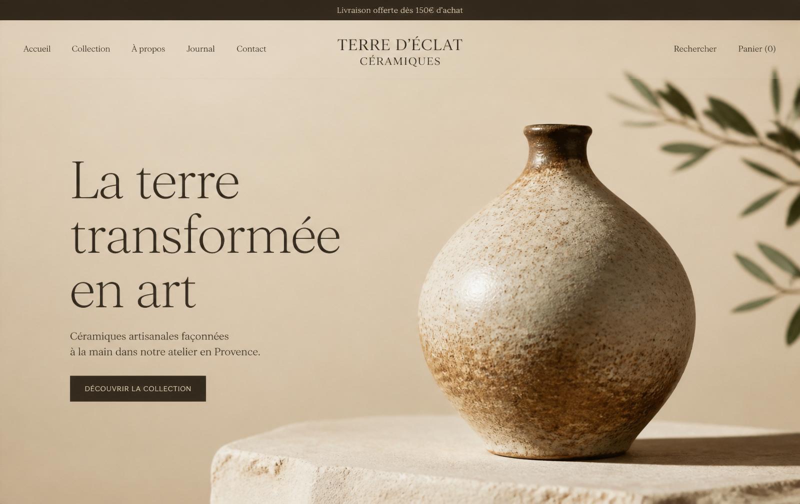 Site vitrine Terre d'Éclat